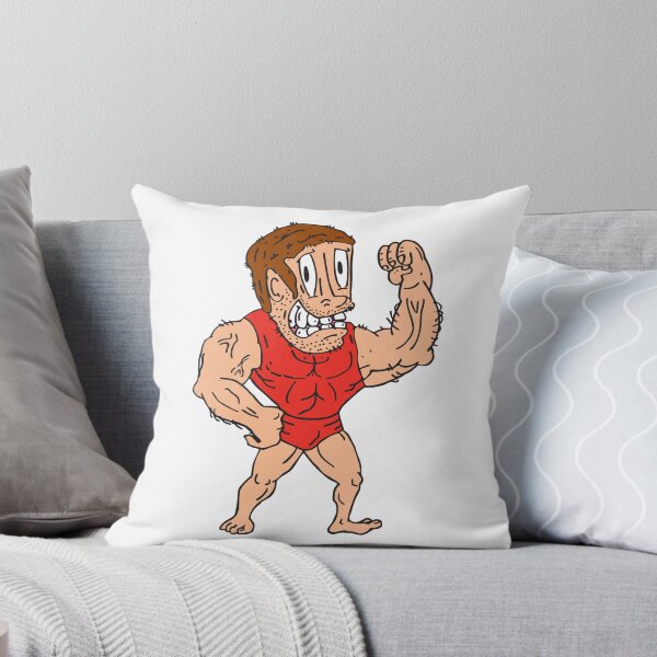 Item preview, Bodybuilder Flexing Muscles Cartoon designed and sold by patrimonio.