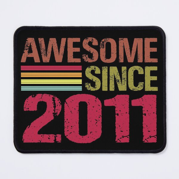 Item preview, Awesome Since 2011 Retro Vintage 10th Birthday Gift designed and sold by designbychow.