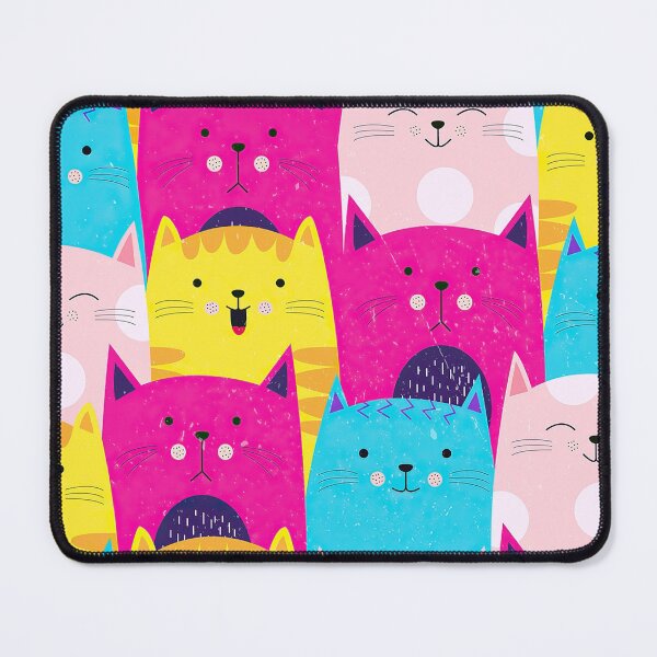 Item preview, Multicolor Funny Cat Pattern designed and sold by Huynhdesign.