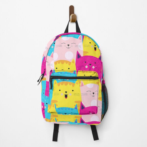 Item preview, Multicolor Funny Cat Pattern designed and sold by Huynhdesign.
