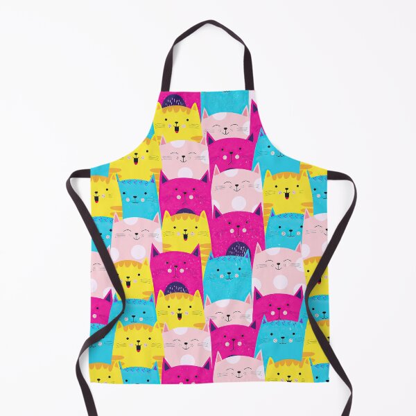 Item preview, Multicolor Funny Cat Pattern designed and sold by Huynhdesign.