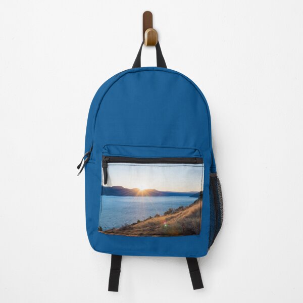 Item preview, Summer Sun Setting Behind the Mountains over Okanagan Lake designed and sold by Amy Mitchell.