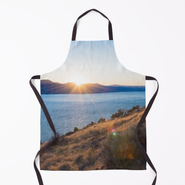 Item preview, Summer Sun Setting Behind the Mountains over Okanagan Lake designed and sold by Amy Mitchell.