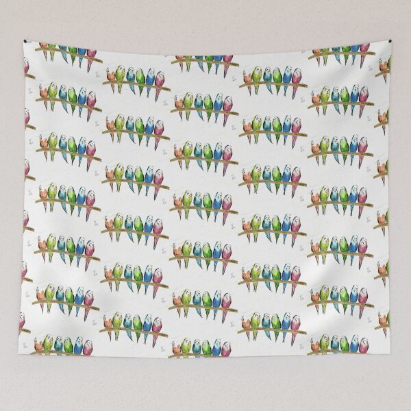Item preview, Iconic Budgies designed and sold by DaisyMaeInkArt.