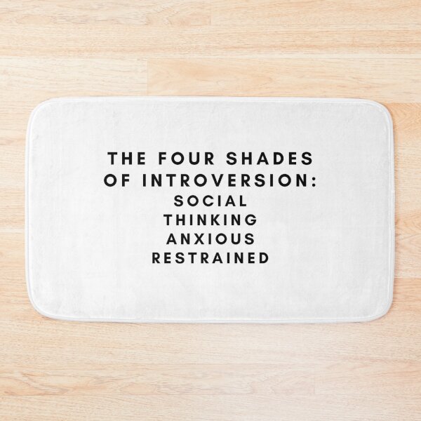 Item preview, The Four Shades of Introversion designed and sold by rosendosen.