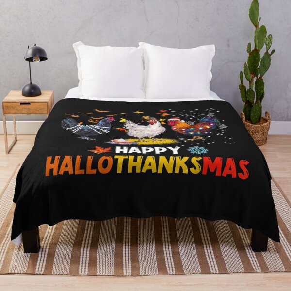 Item preview, Chicken Halloween Happy HalloThanksMas Autumn Thanksgiving T-Shirt designed and sold by Dieter-Marshall.
