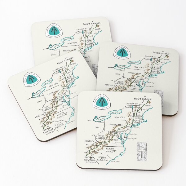 Item preview, Appalachian Trail Map designed and sold by Auntbee63.