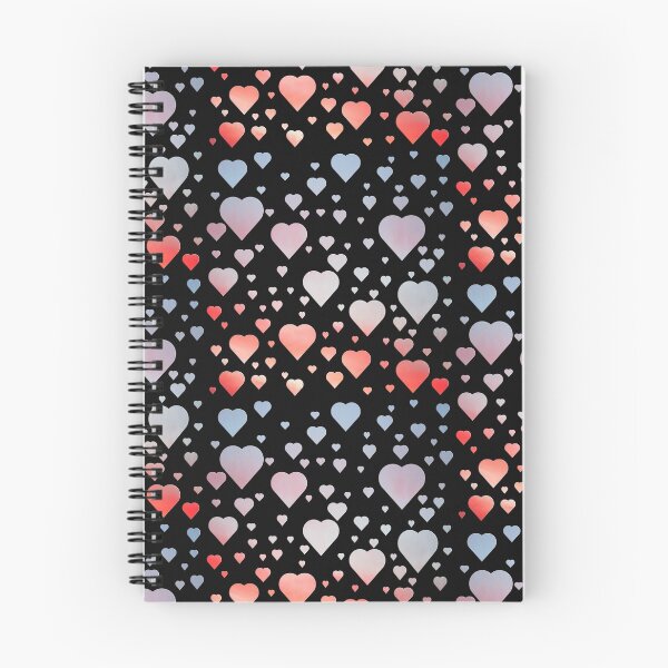 Item preview, Cute Hearts Pattern in Pink and Blue designed and sold by AloraDawnEve.