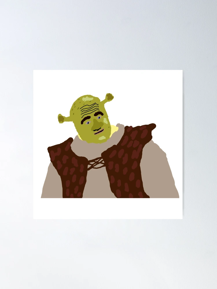 Shrek Funny Meme Premium Matte Vertical Poster sold by Hausafrench