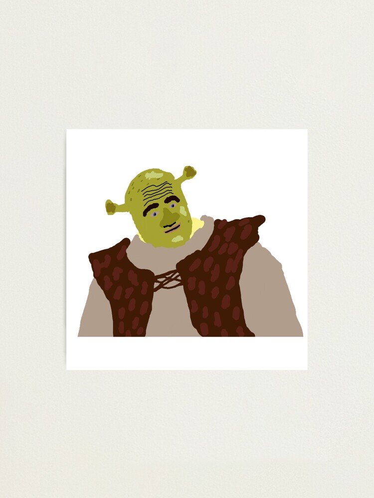 Shrek T-Pose  Photographic Print for Sale by KikimoraFasbn