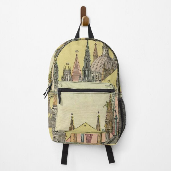 Item preview, 1896 Vintage Diagram: Principal High Buildings of The World designed and sold by Gin Neko.
