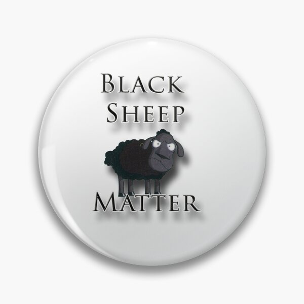 Item preview, Black Sheep Matter  Sticker designed and sold by DULTONSTEWART.