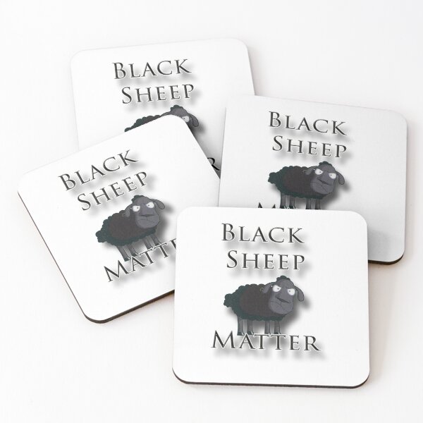 Item preview, Black Sheep Matter  Sticker designed and sold by DULTONSTEWART.