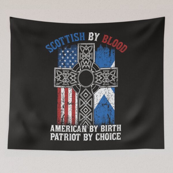 Item preview, Scottish blood american patriot designed and sold by Themngocbao.