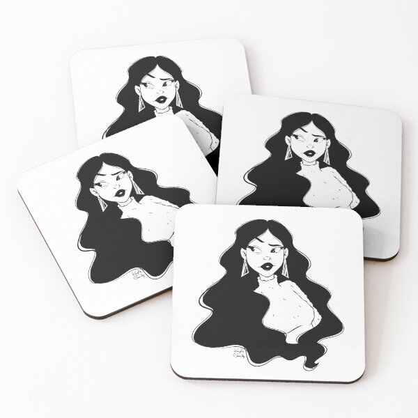 Item preview, Black & White Lady designed and sold by Kayla Coombs.