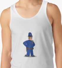 Camisetas de tirantes para hombre London Policeman Police Officer Dibujos animados