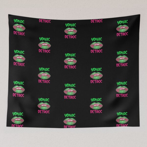 Item preview, Copy of CANDY COATED (Backwards) LIPS (Pink and Green Text) designed and sold by TheUrbanDreamer.