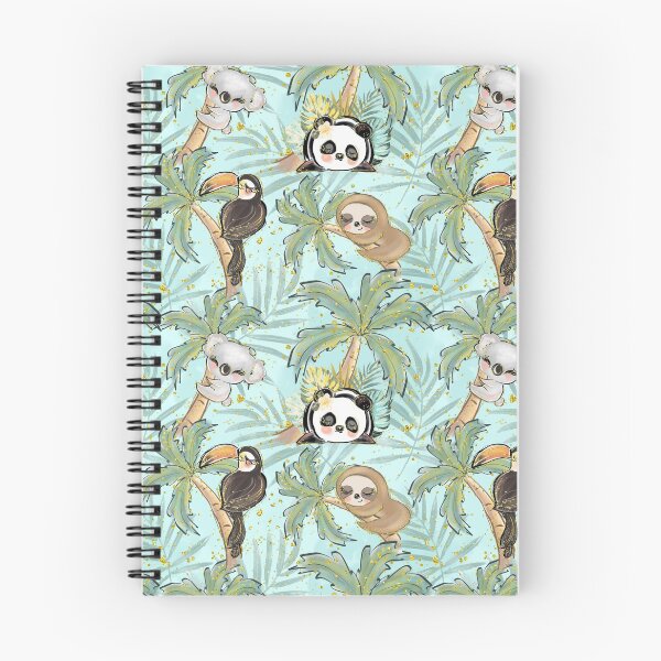 Item preview, Cute Animal Tropical Print designed and sold by Erie-Cole.