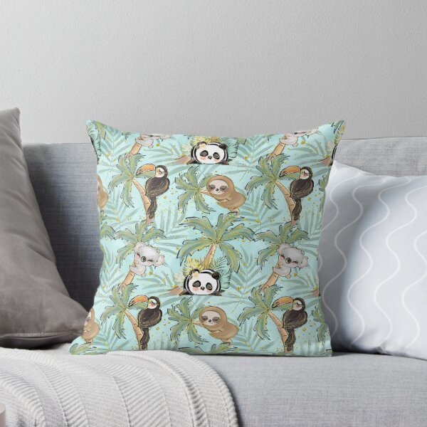 Item preview, Cute Animal Tropical Print designed and sold by Erie-Cole.