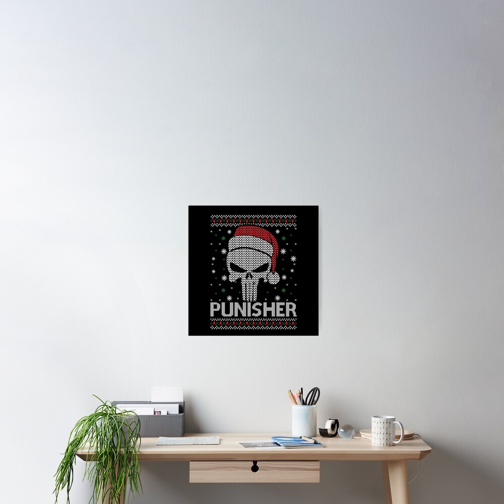 The punisher outlet christmas sweater