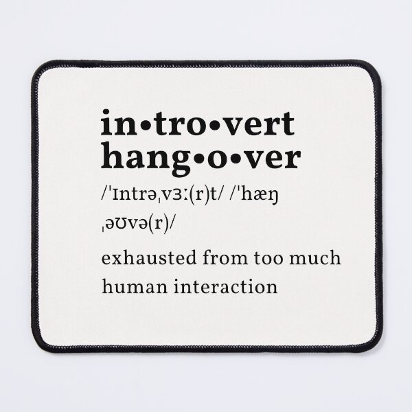 Item preview, Dictionary Design Introvert Hangover designed and sold by rosendosen.