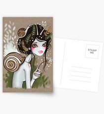Snail Girl Postcards
