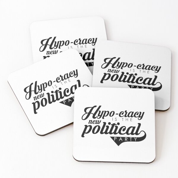 Item preview, Hypo-cracy is The New Political Party designed and sold by Sticker Up.