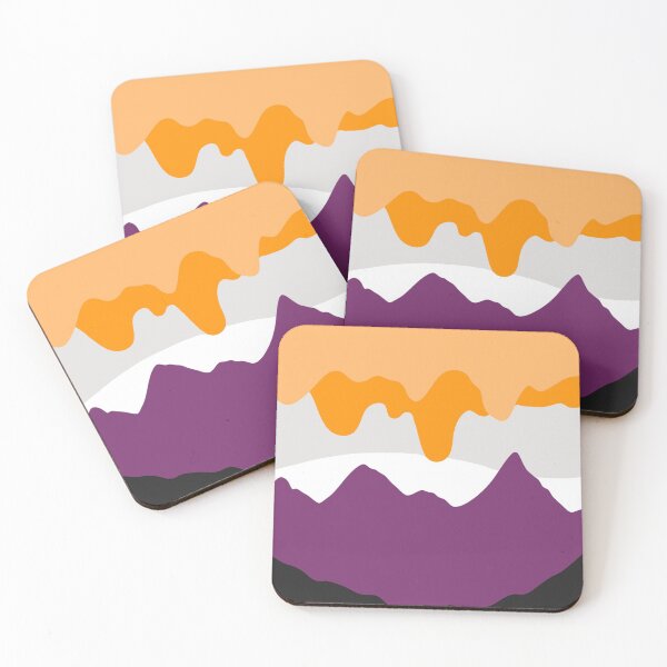 Item preview, Nonbinary landscape subtle pride designed and sold by BreakTheBinary.