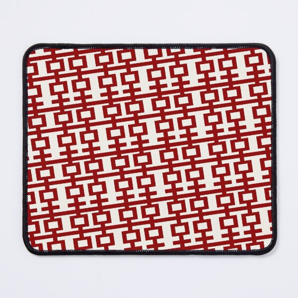 Item preview, Simple Red Double Happiness In A Tilt Pattern, A Traditional Oriental Auspicious Symbol | Modern Chinese Wedding © fatfatin designed and sold by fatfatin.
