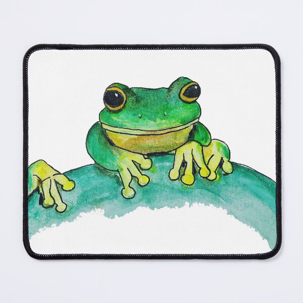 Item preview, Green Frog Watercolour  designed and sold by Art by Kathleen Stuart.