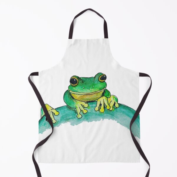 Item preview, Green Frog Watercolour  designed and sold by Art by Kathleen Stuart.
