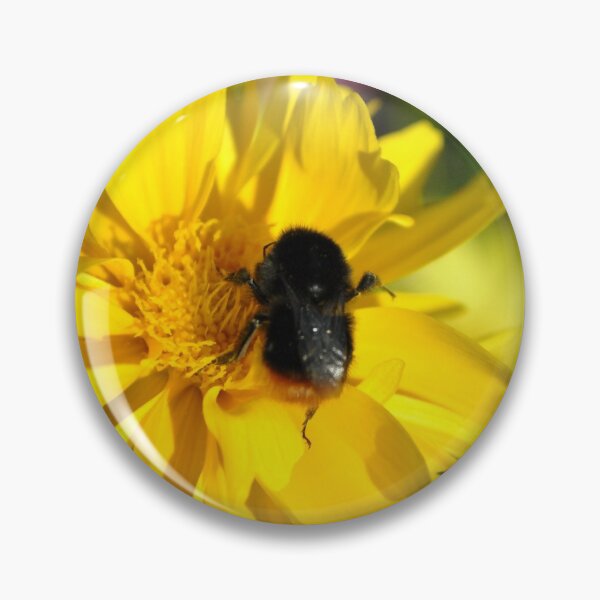 Item preview, Yellow Flower with Bee designed and sold by Darby Sauer.