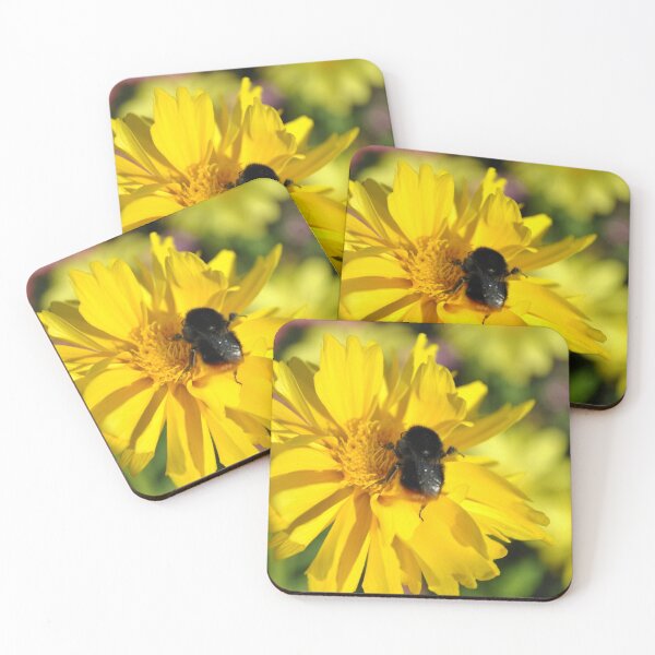 Item preview, Yellow Flower with Bee designed and sold by Darby Sauer.