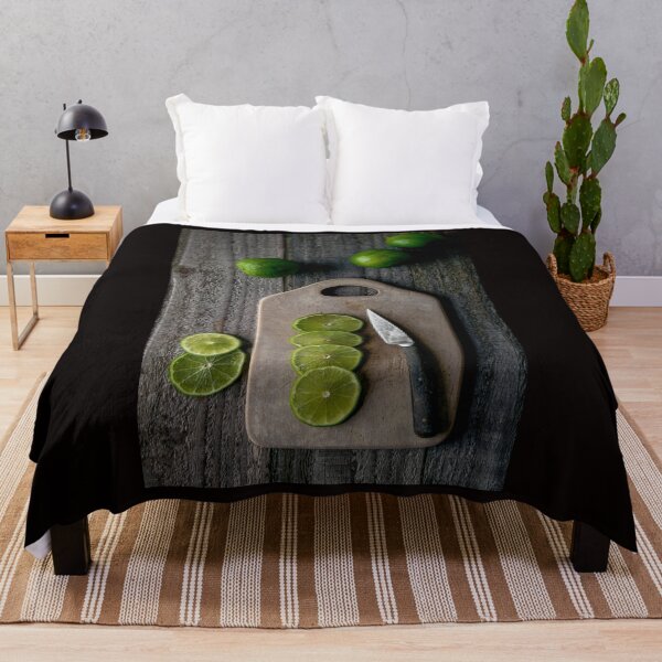 Item preview, Limes on cutting board with knife designed and sold by Jürgen Wiesler.