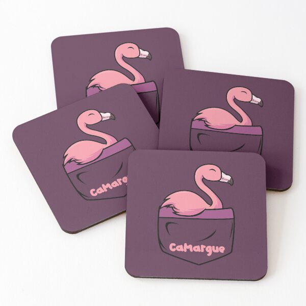 Item preview, Pink flamingo in Camargue pocket designed and sold by Astralia.