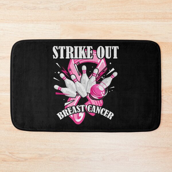 Item preview, Strike Out Breast Cancer Awareness Bowling Fighter designed and sold by roxy7922.