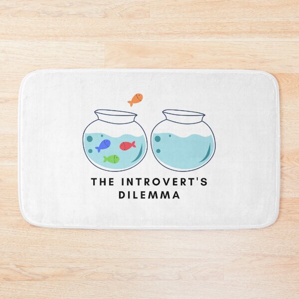 Item preview, Introverte's Dilemma Fish Bowl designed and sold by rosendosen.