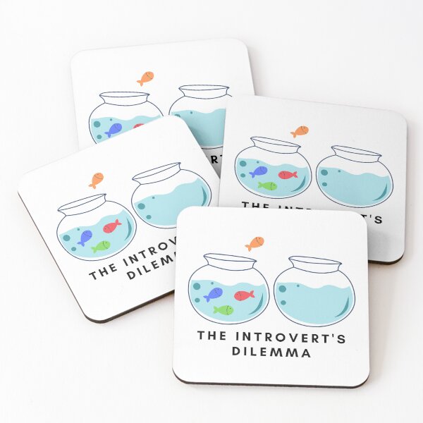 Item preview, Introverte's Dilemma Fish Bowl designed and sold by rosendosen.