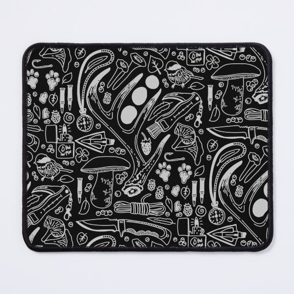 Item preview, "Hunter's Treasures" Forest Camping Nature Doodles designed and sold by Boreal-Witch.