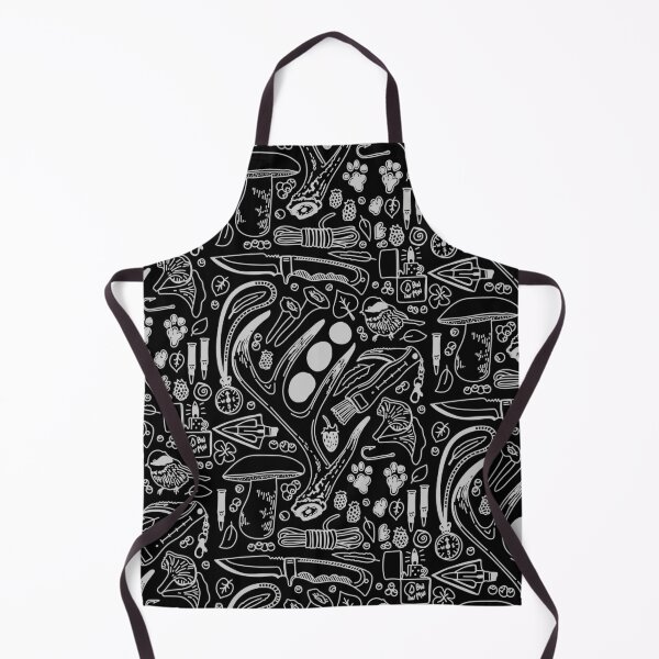 Item preview, "Hunter's Treasures" Forest Camping Nature Doodles designed and sold by Boreal-Witch.