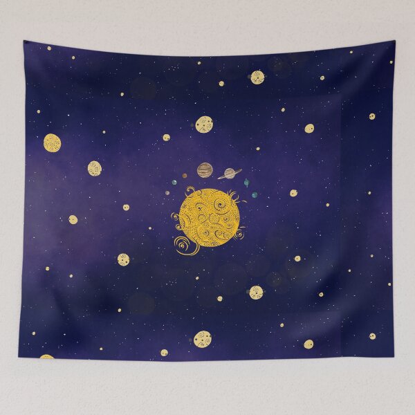 Item preview, Children's Space Scene & Solar System designed and sold by Emma Apple.