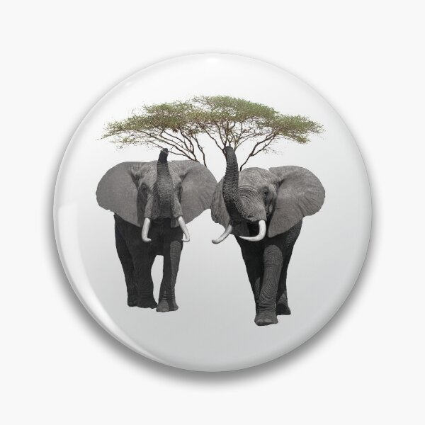 Item preview, Elephants with acacia on safari in Kenya / Africa designed and sold by TShirtsundMehr.