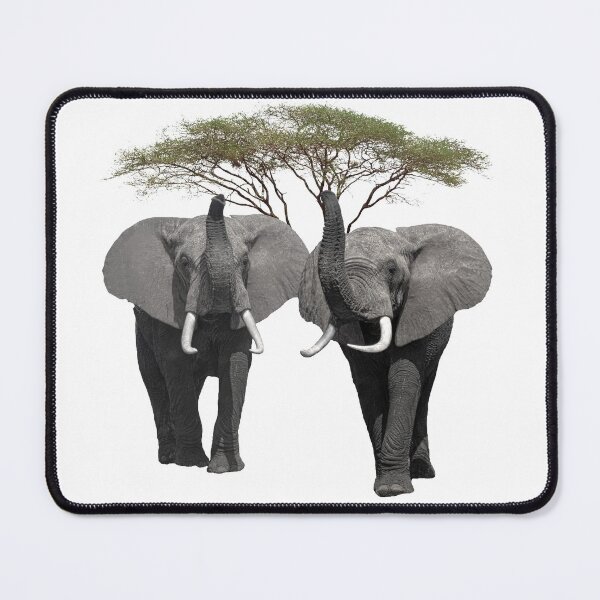 Item preview, Elephants with acacia on safari in Kenya / Africa designed and sold by TShirtsundMehr.