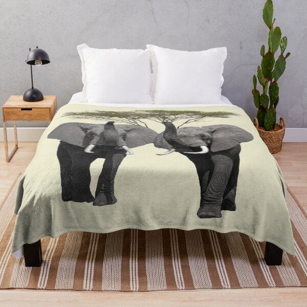 Item preview, Elephants with acacia on safari in Kenya / Africa designed and sold by TShirtsundMehr.