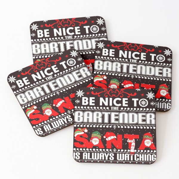 Item preview, Bartender Ugly Christmas Sweater Gift Funny Bartenders designed and sold by MichaelBrowning.
