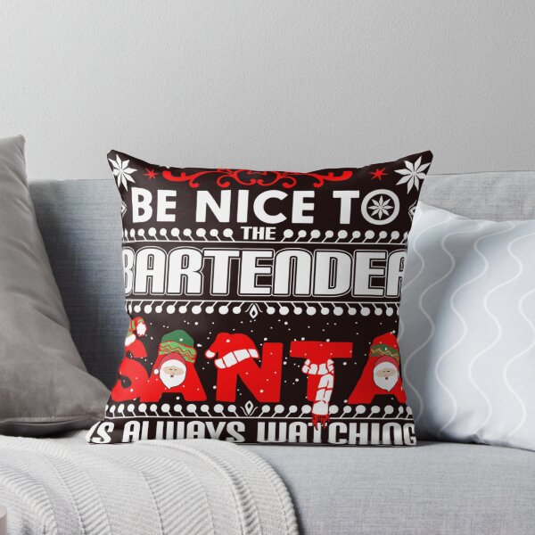 Item preview, Bartender Ugly Christmas Sweater Gift Funny Bartenders designed and sold by MichaelBrowning.