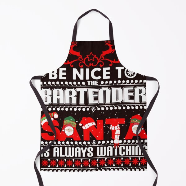 Item preview, Bartender Ugly Christmas Sweater Gift Funny Bartenders designed and sold by MichaelBrowning.