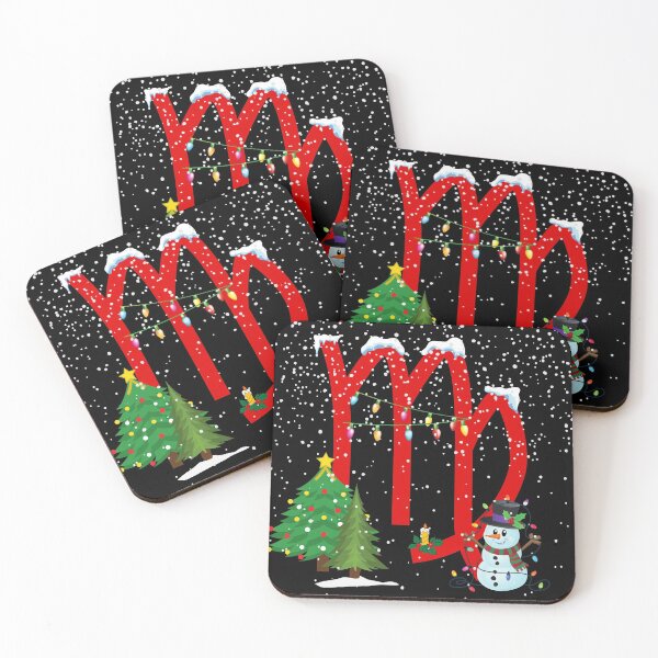 Item preview, Christmas Themed Virgo Zodiac Sign Astrology designed and sold by EndlessDoodles.