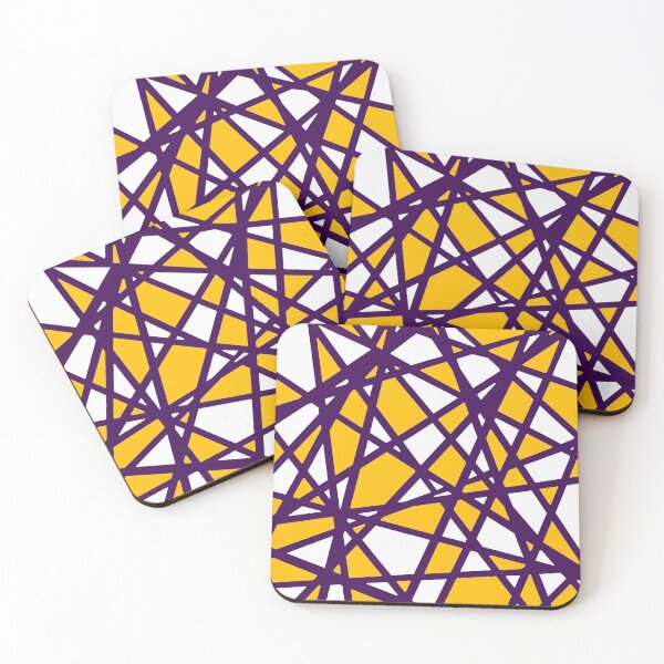 Item preview, Irregular White Shapes With Yellow Orange Accents Abstract Art designed and sold by taiche.
