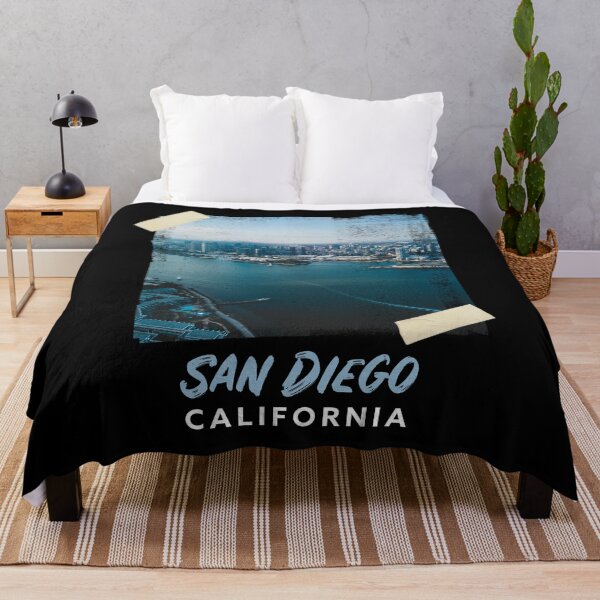 Artikelvorschau, San Diego Kalifornien Retro Vintage Kunst - Draufsicht. entworfen und verkauft von epicmarketing.